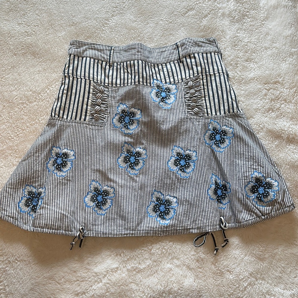 Desigual floral striped skirt